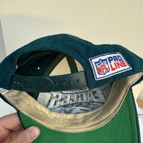 Vintage Philadelphia Eagles Snapback Hat Adjustable Sports Specialties NFL 90s - Picture 6 of 10